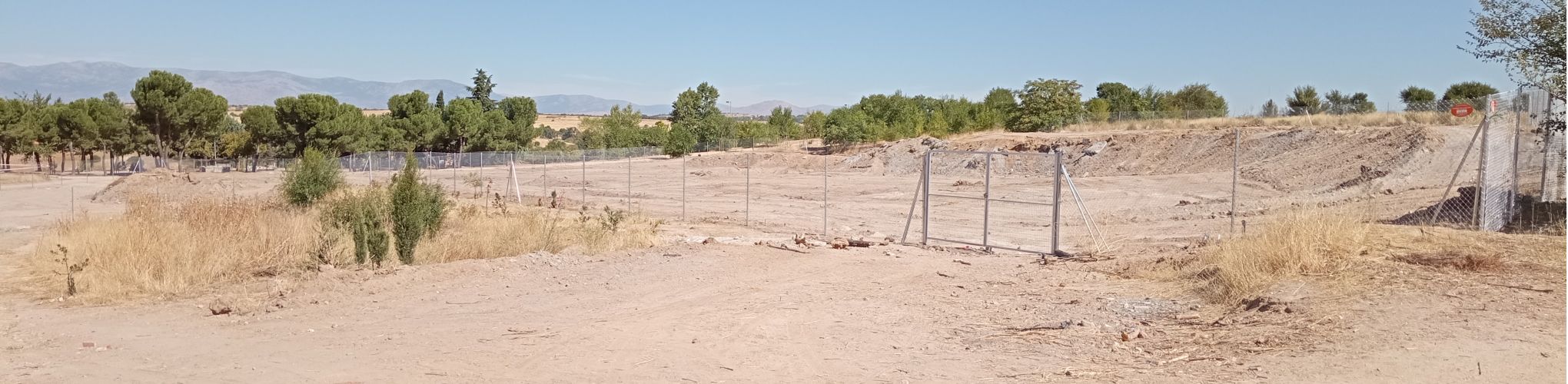 El Parque arrasado